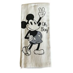 Disney Mickey Mouse & Minnie Mouse 2 Pack Kitchen Towel 16 x 26" 100% Cotton